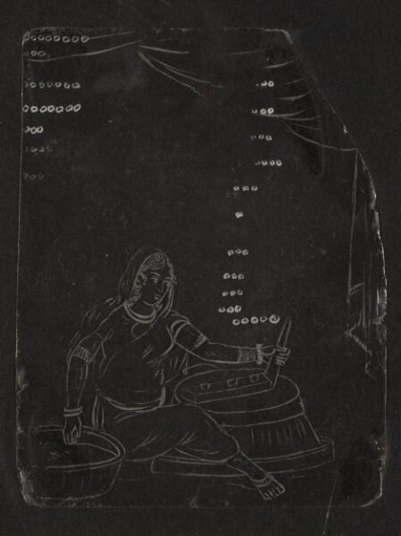 Unknown, One of sixty-three paintings depicting occupations, festivals and ships.