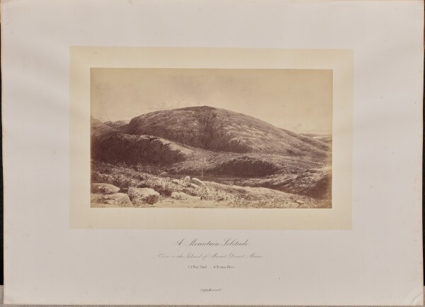 William Notman, A Mountain Solitude