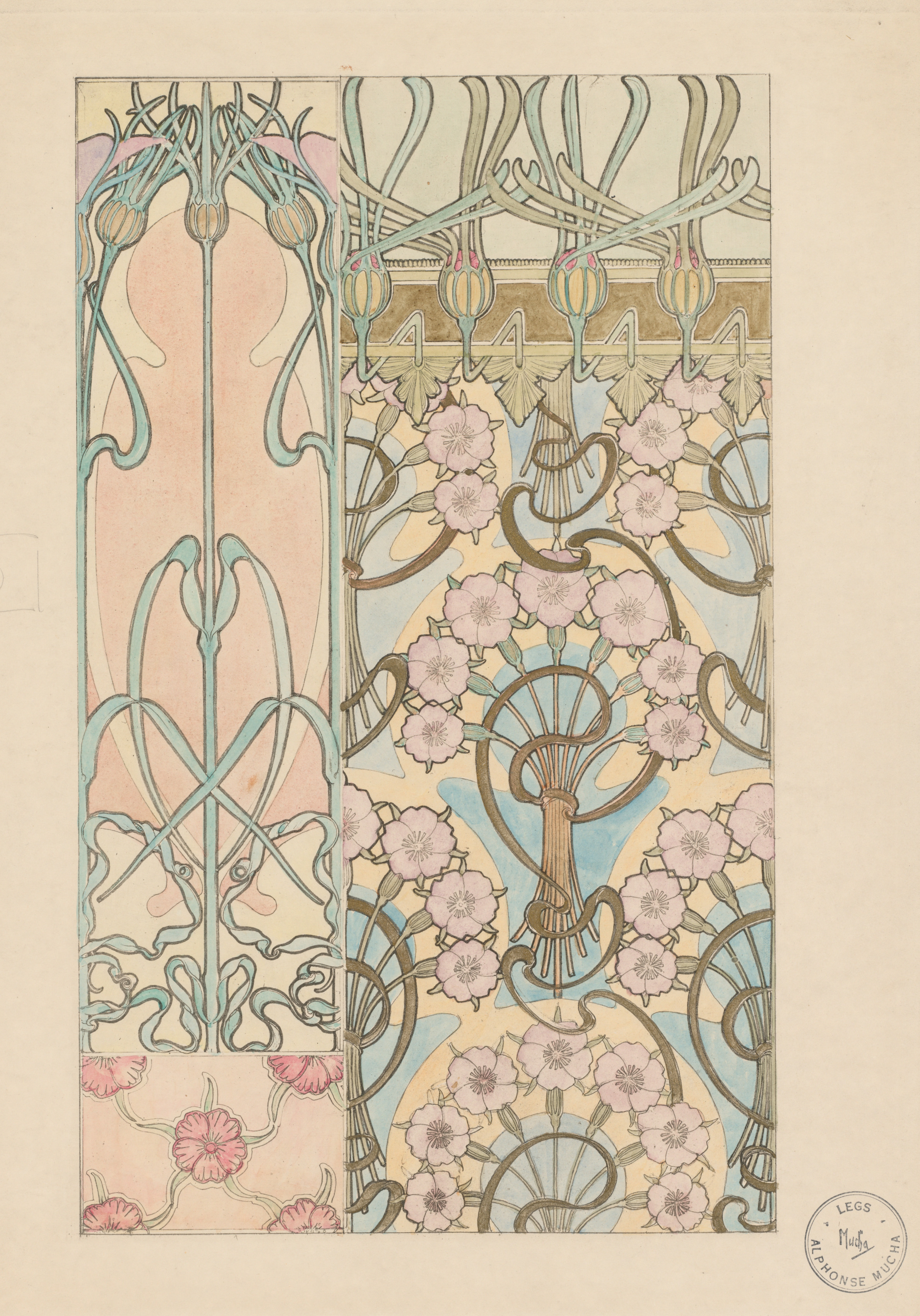 Alphonse Mucha, Ornament