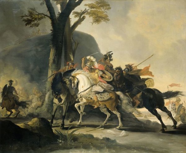 Cornelis Troost, Alexander the Great at the Battle of the Granicus against the Persians