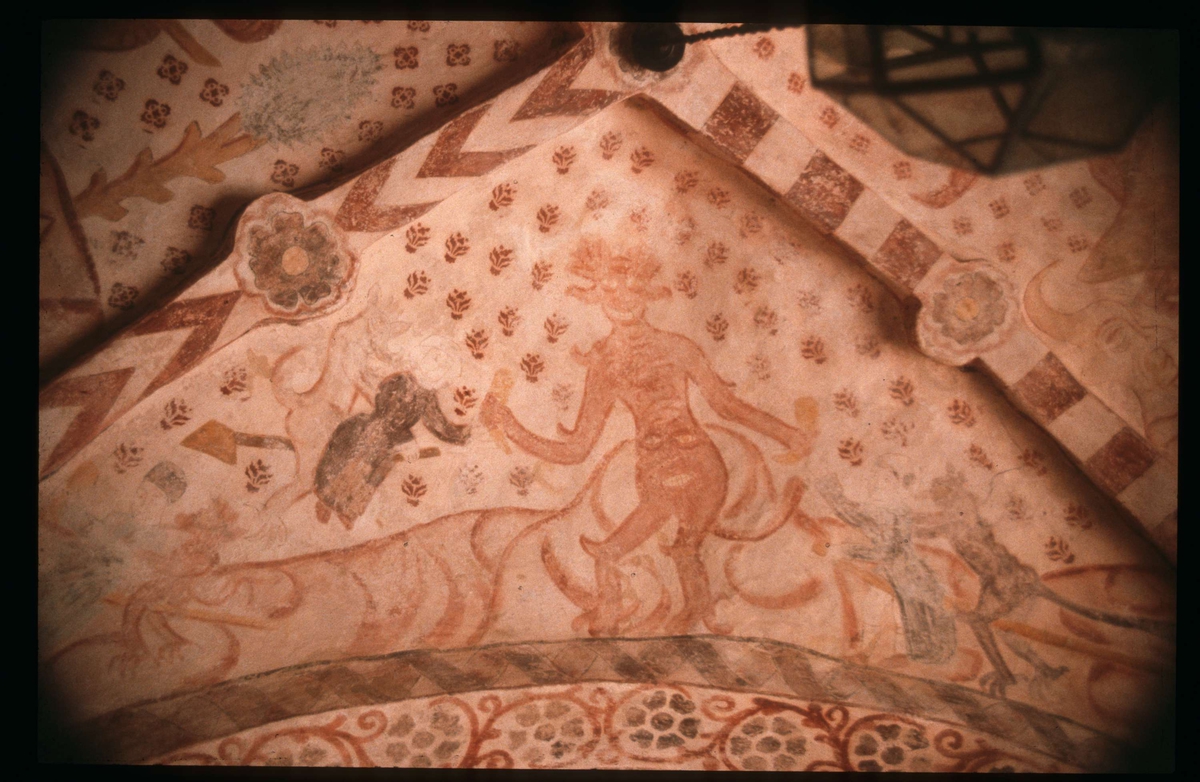 Erik Eriksson, Lime painting in Knutby Church, Knutby parish, Uppland 1979