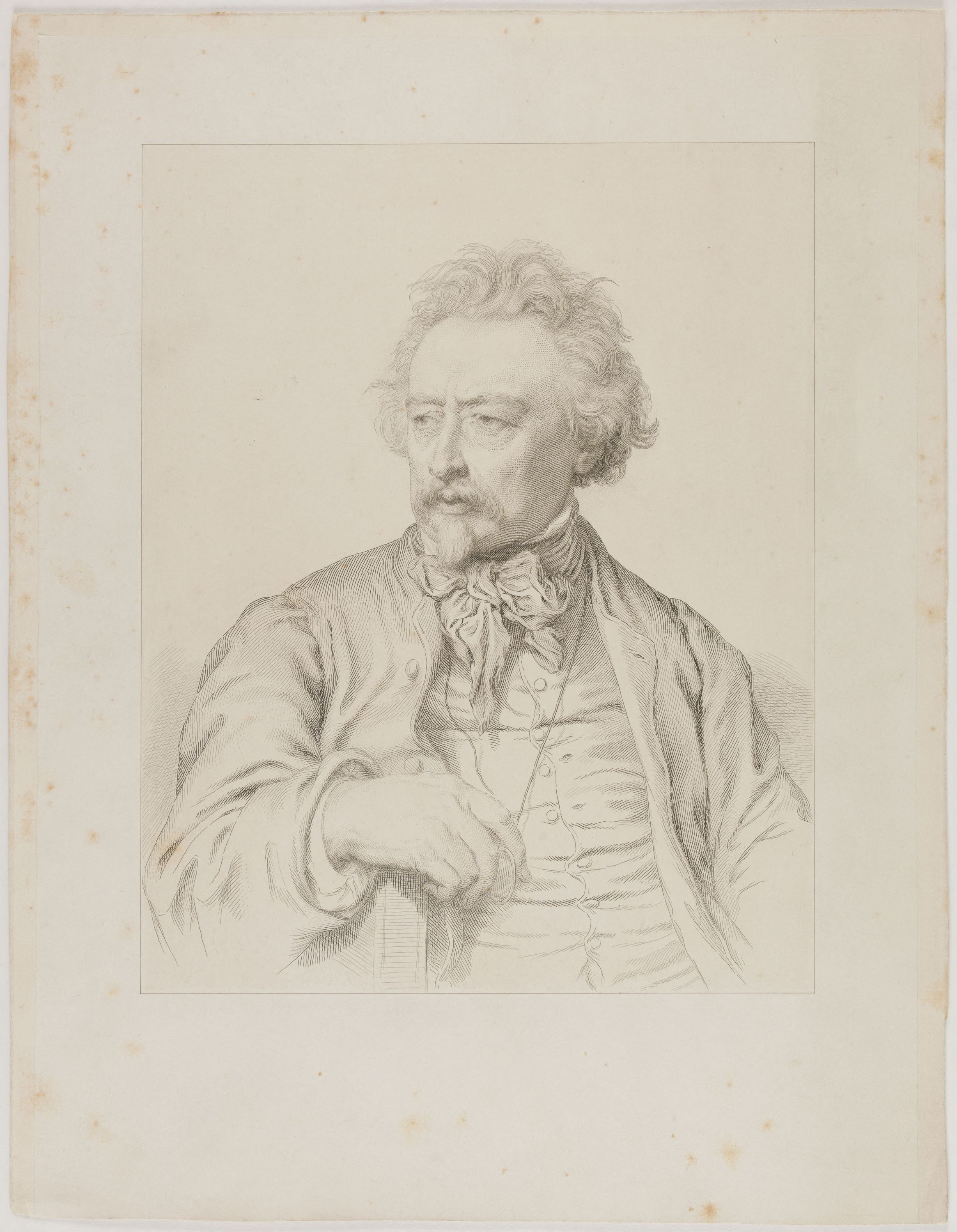 Louis-Pierre Henriquel-Dupont, Portrait d'Ary Scheffer