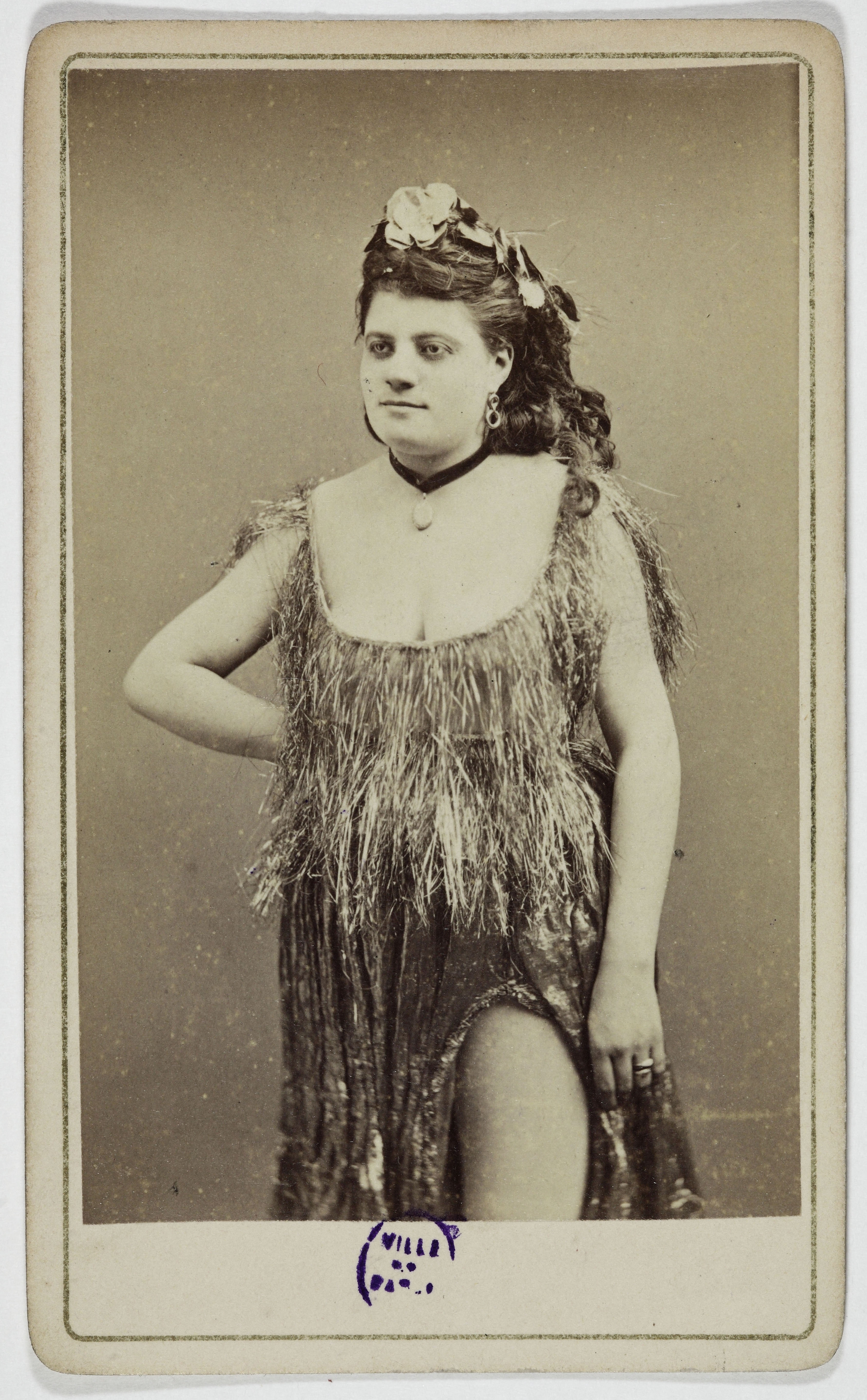 André-Adolphe-Eugène Disdéri, Portrait d'Alphonsine, (actrice)