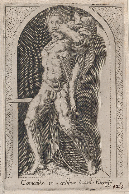 Anonymous, Comodus (Comodus in aedibus Card. Farnesij), from "Speculum Romanae Magnificentiae"