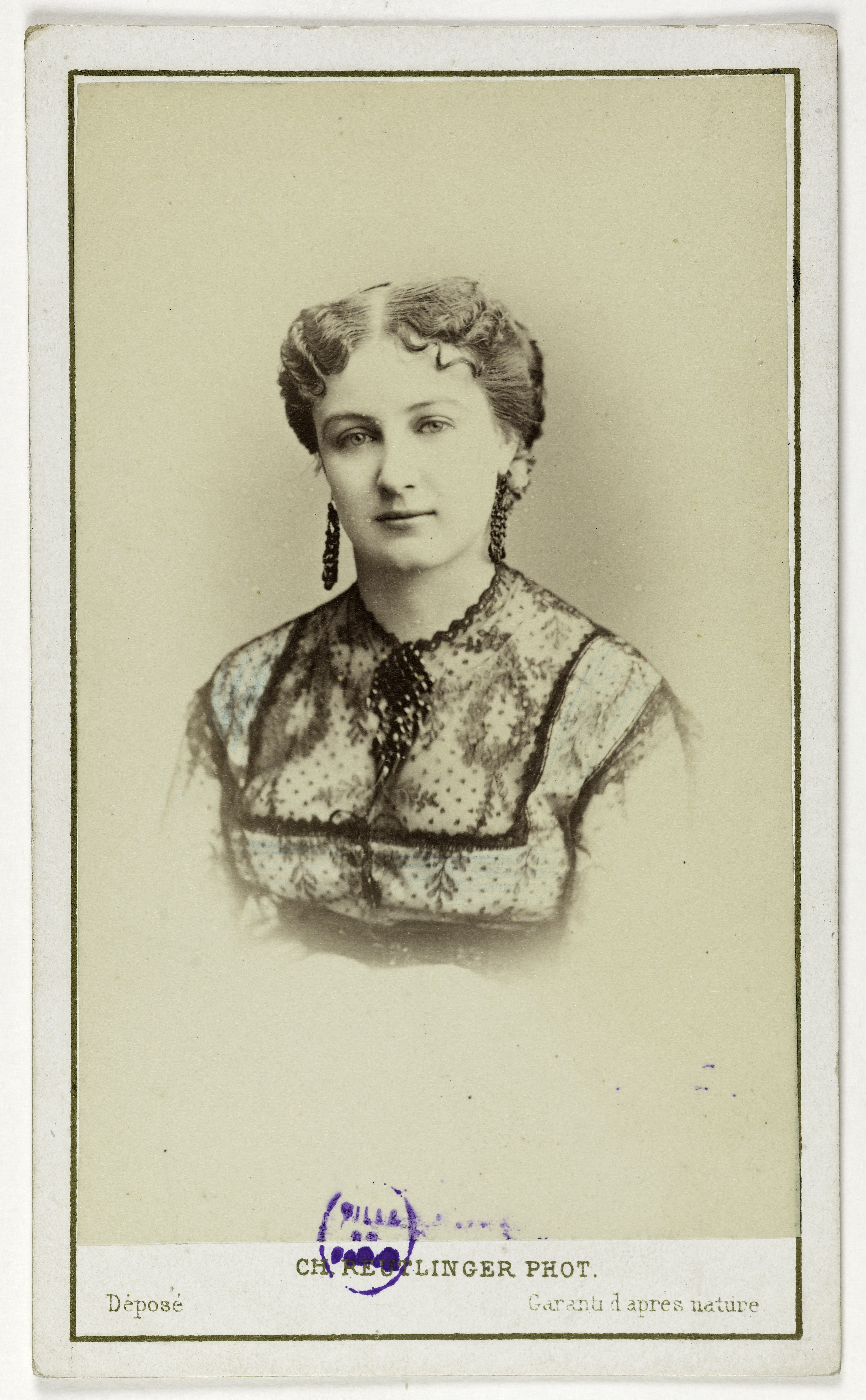 Charles Reutlinger, Portrait de Latour Amélie, (Julie Lieutet, dite), (actrice)