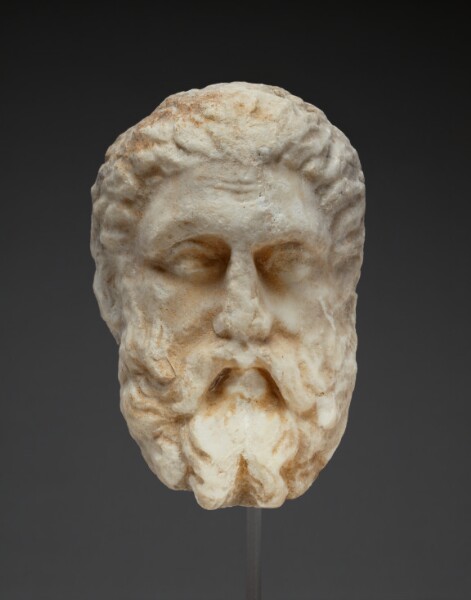 Unknown, Head of a Bearded Man from a Funerary Monument