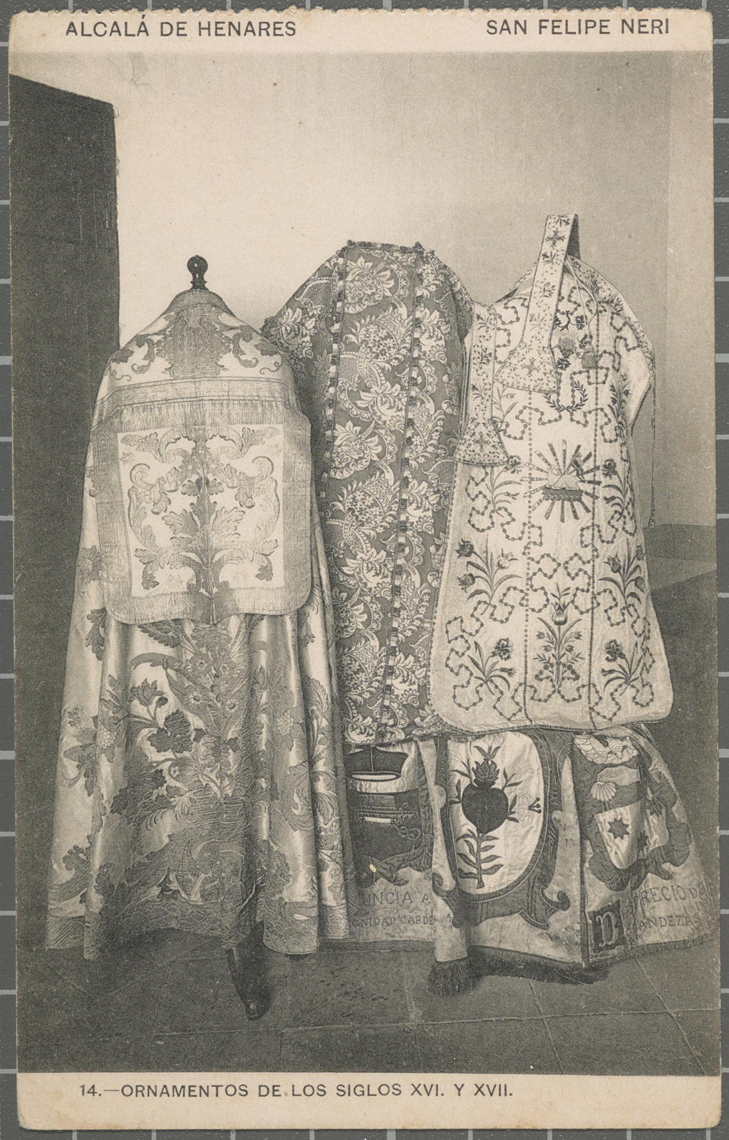 Desconegut, Alcalá de Henares. San Felipe Neri. 14.-Ornamentos of los siglos XVI. y XVII.