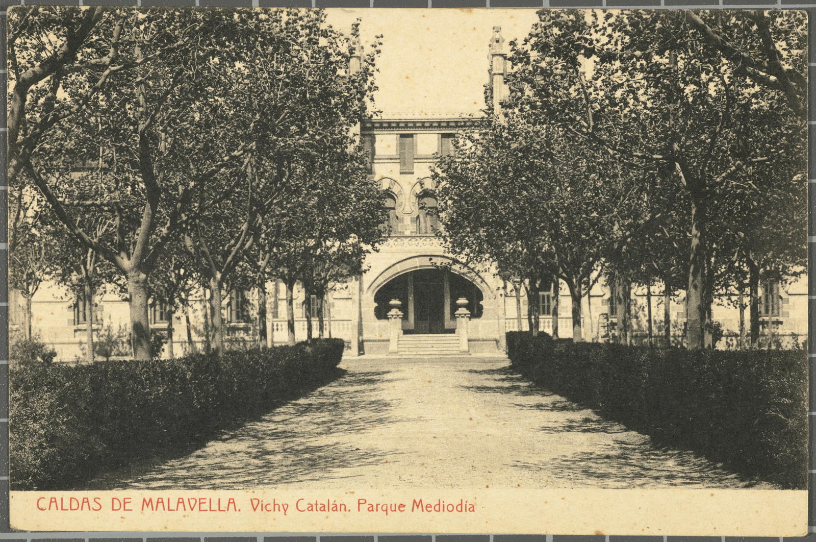 Josep Thomas Bigas, CALDAS DE MALAVELLA. Vichy Catalán. Parque Mediodía