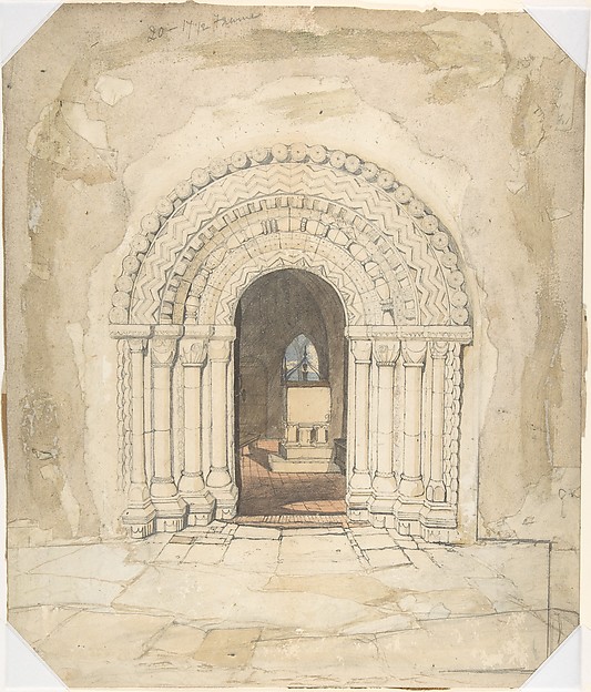 John Sell Cotman, Doorway, Heckingham Church