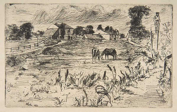 James McNeill Whistler, Landscape with the Horse (Landscape with Horses)