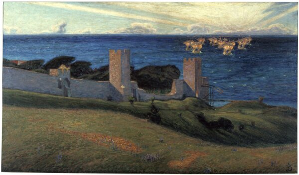 Richard Bergh, Vision. Motiv från Visby