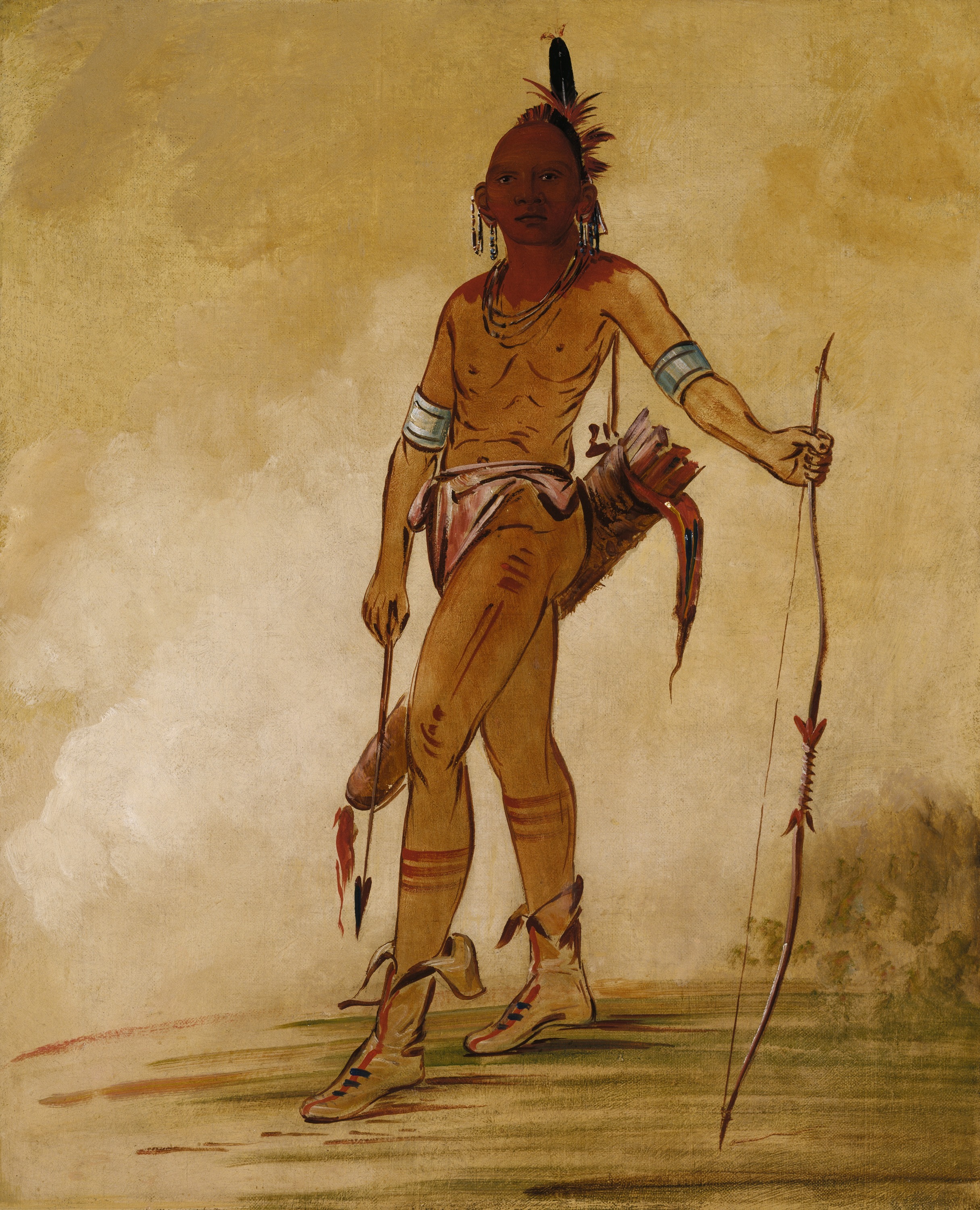 George Catlin, Cáh-he-ga-shín-ga, Little Chief