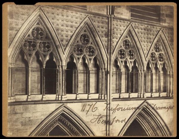 Francis Frith, Triforium N. Transept Hereford