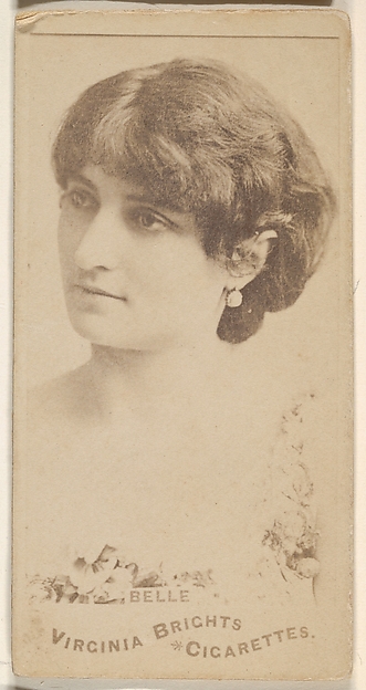 Allen & Ginter, Belle, from the Actors and Actresses series (N45, Type 1) for Virginia Brights Cigarettes