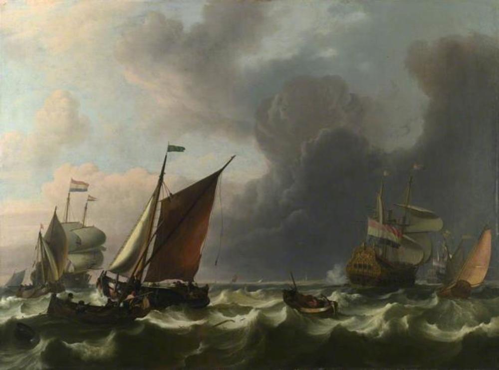 Ludolf Bakhuizen, Dutch Men-of-war off Enkhuizen
