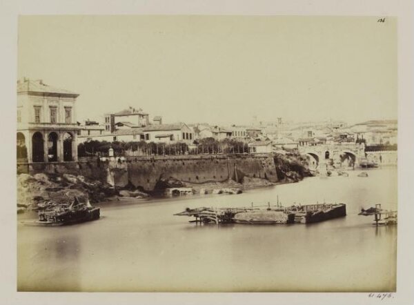 Parker, John Henry, Tiber - Remains of the Sublican Bridge.