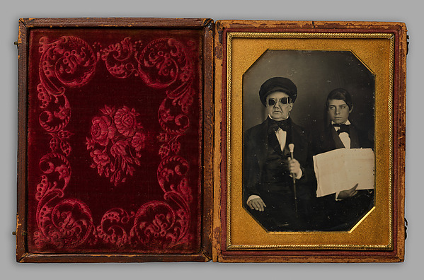 Unknown, [Blind Man and His Reader]