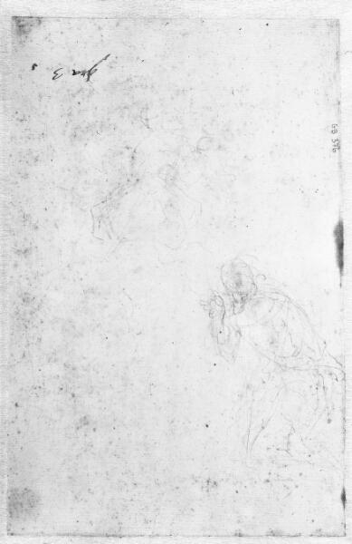 Francesco Solimena, Skitser til Madonna med barn og en knælende figur