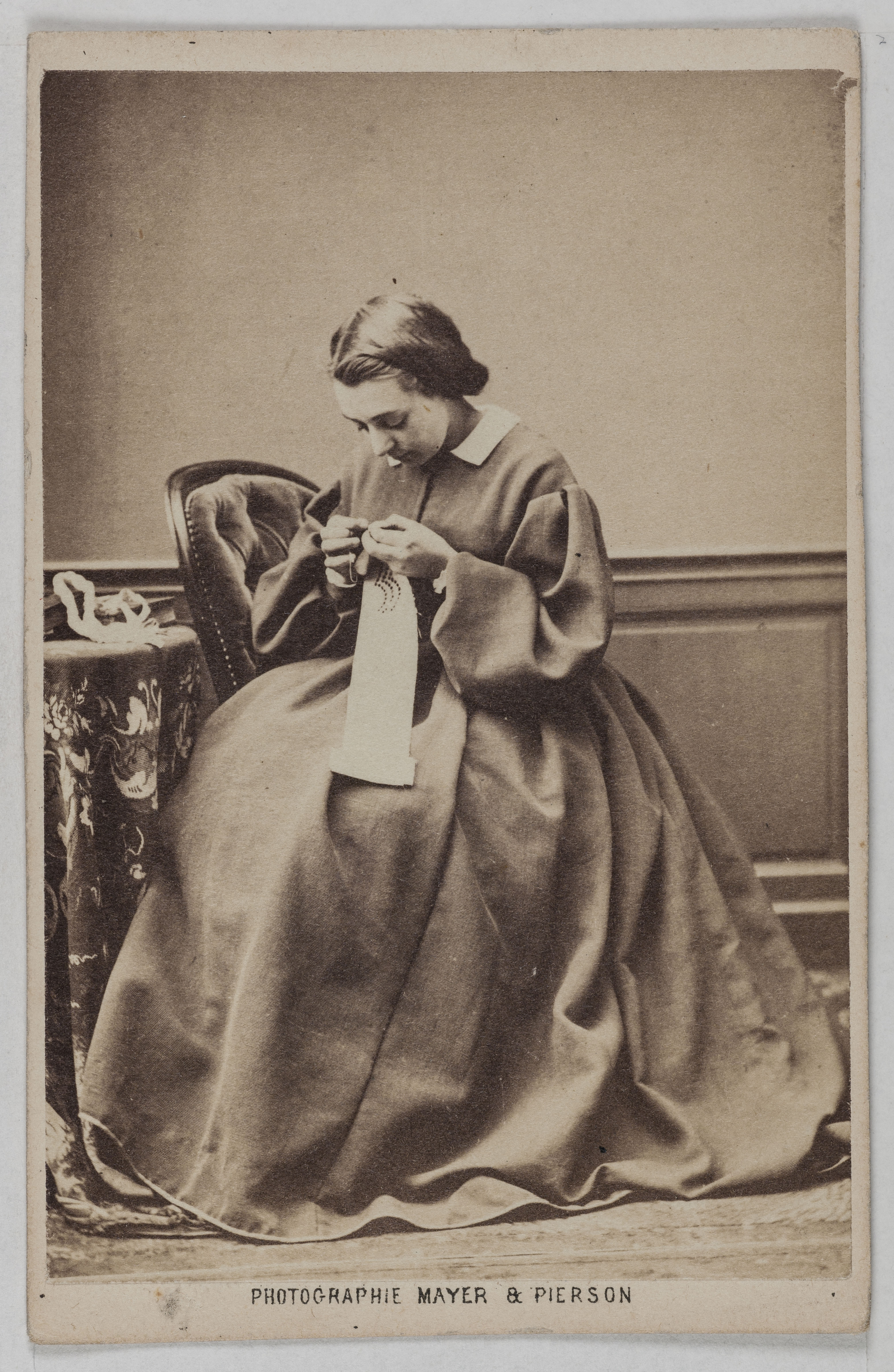 Mayer Frères et Pierson, Portrait de Jeanne (actrice aux Bouffes, pendant le IIe Empire)