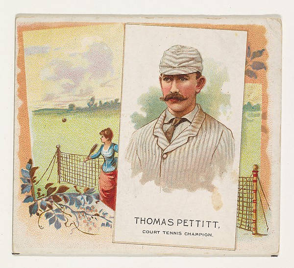 Allen & Ginter, Thomas Pettitt, Court Tennis Champion, from World's Champions, Second Series (N43) for Allen & Ginter Cigarettes
