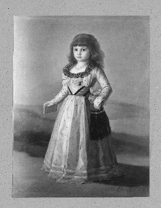 Francisco Goya, Bildnis der Clara de Sonia im Alter von 6 Jahren