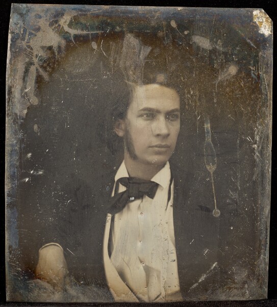 Jacob Byerly, [Portrait of a Man with Muttonchop Whiskers]