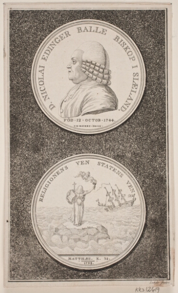 Gerhard Ludvig Lahde, Birkop Balles Medalje