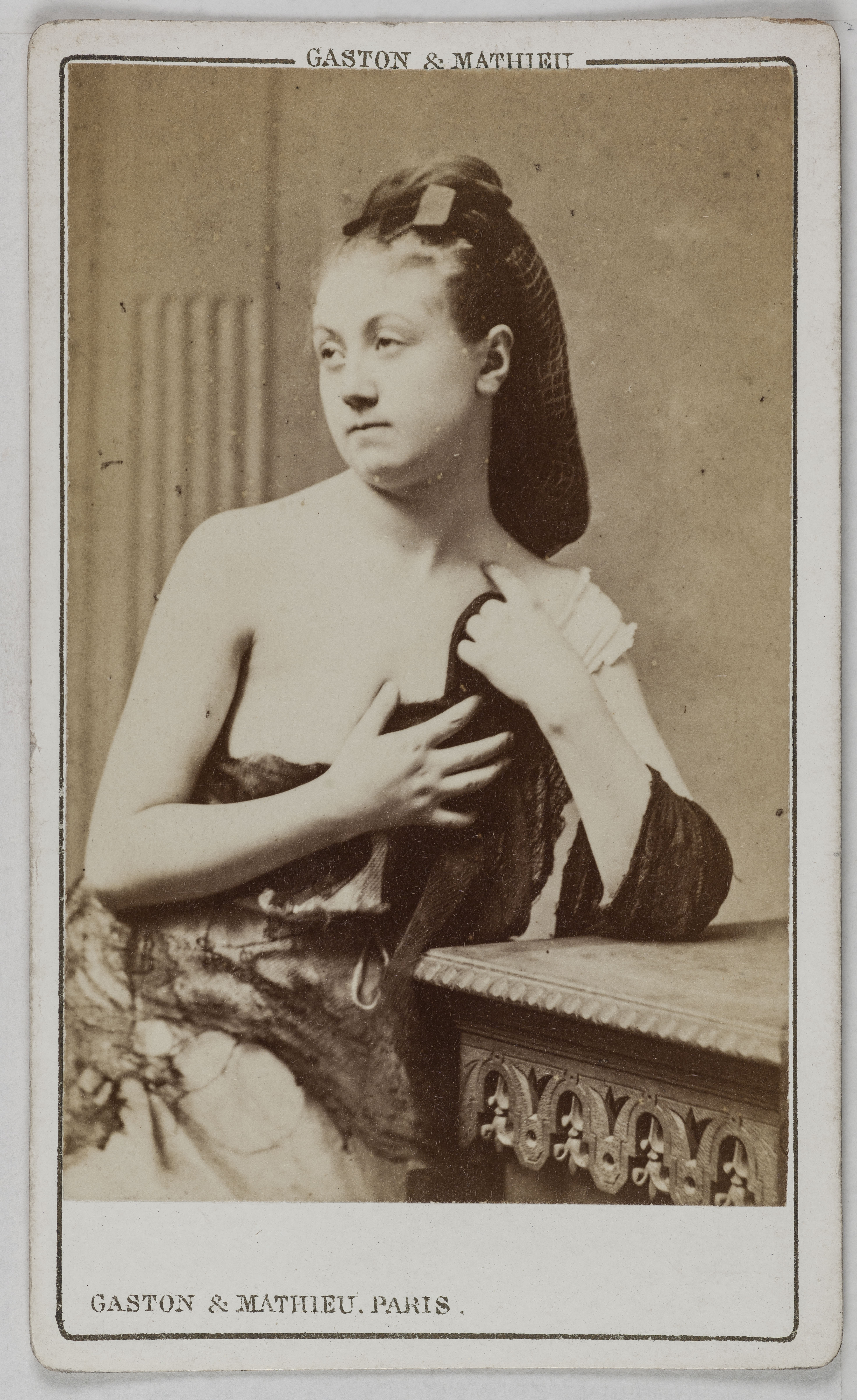 Gaston & Mathieu, Portrait de Jeanne (danseuse des bals publics, du théâtre Mabille)
