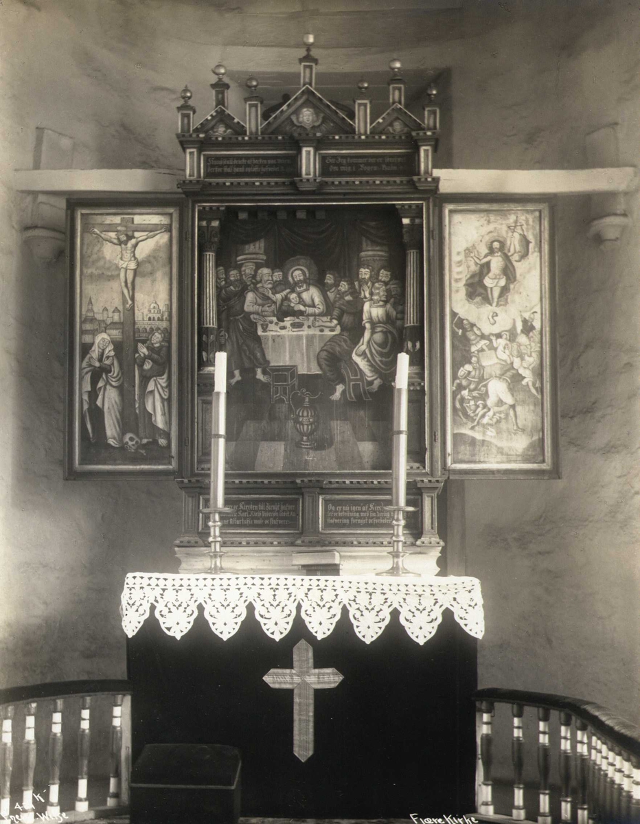 Anders Beer Wilse, Alter, Fjære kirke, Grimstad, Aust-Agder.