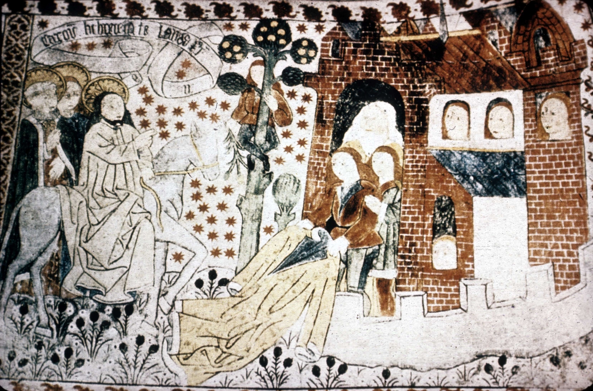Okänd,, Lime painting in Edebo Church, Edebo parish, Uppland