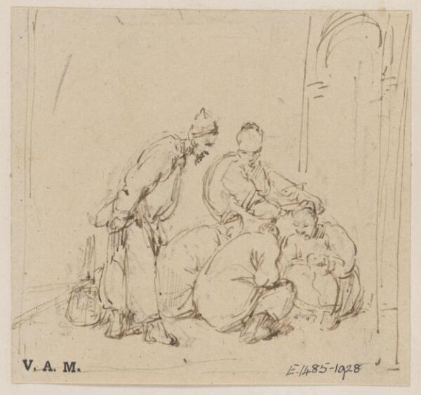 George Chinnery, A group of five Chinese figures