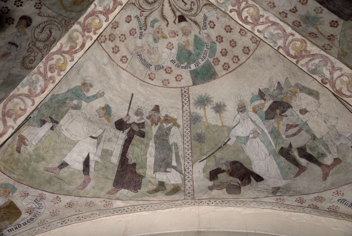 Bengt Backlund, Lime Painting in the Church of the Left, Uppland 2009