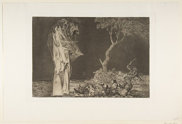 Goya (Francisco de Goya y Lucientes), 'Folly of Fear' from the 'Disparates' (Follies / Irrationalities)
