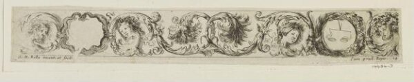 Stefano della Bella, Ornamenti di fregi e fogliami