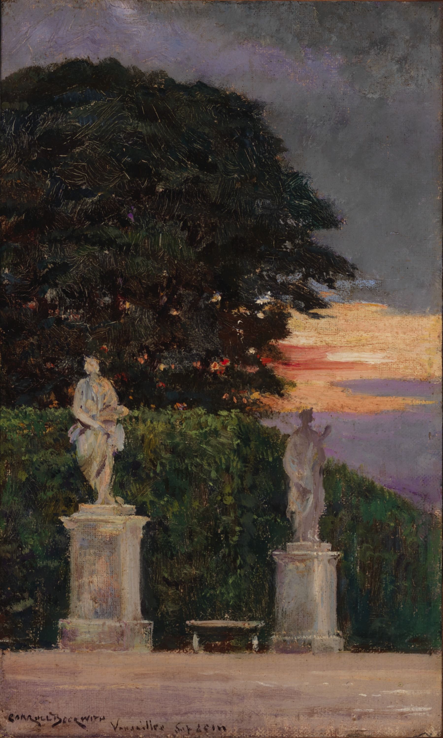 Carroll Beckwith, Corner of the Terrace, Versailles