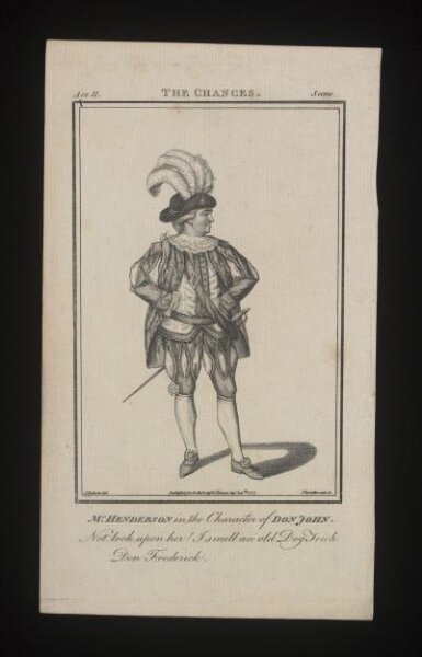 James Roberts, Mr. Henderson in the Character of Don John