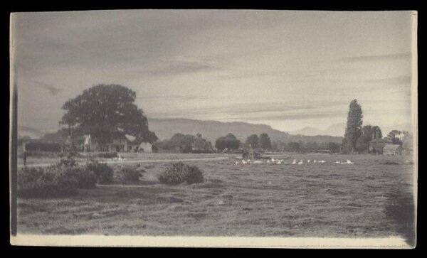 Gale, Lt. Col. Joseph, Sheep in a field with cottages