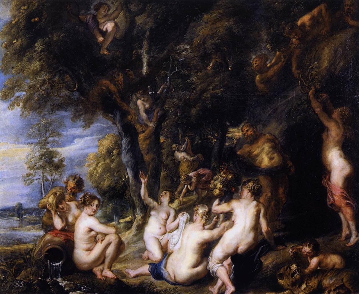 Peter Paul Rubens, Nymphs and Satyrs