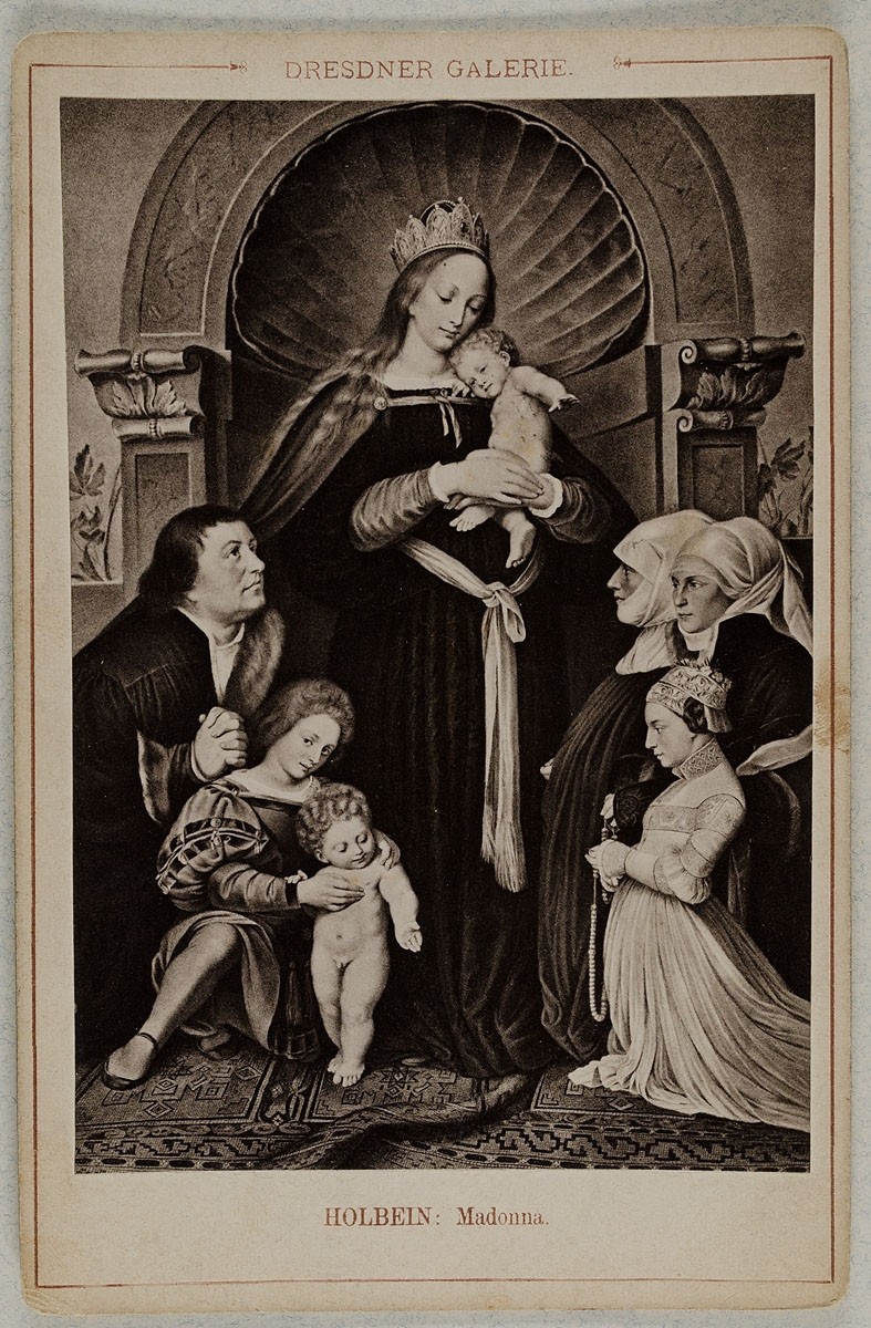 Johann Hinrich W. Hamann, Dresdner Galerie: Holbein: Madonna