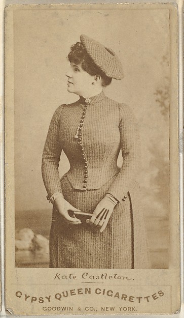 Goodwin & Company, Kate Castleton, from the Actors and Actresses series (N171) for Gypsy Queen Cigarettes