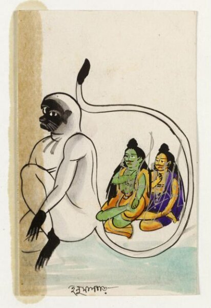 Unknown, Hanuman, Rama and Lakshmana