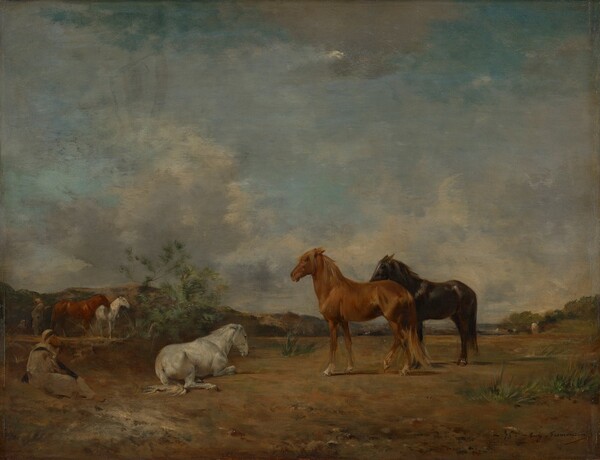 Eugène Fromentin, Arab Encampment