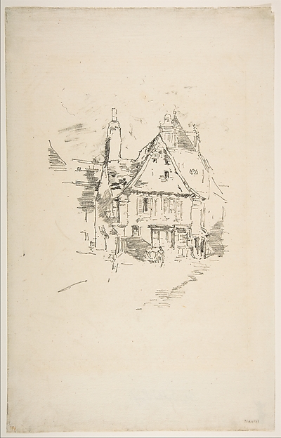 James McNeill Whistler, Gabled Roofs (Gabled Roofs, Vitré)