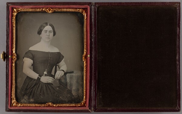 Unknown, [Portrait of a Seated Woman]