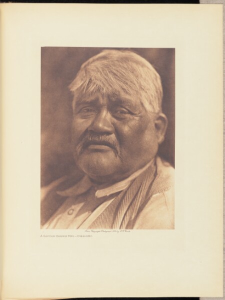 Edward S. Curtis, A Capitan Grande Man - Diegueño