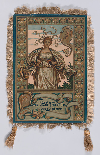 Elihu Vedder, Christmas Card (First Prize Winner of Louis Prang's Christmas Card Competition, 1881)
