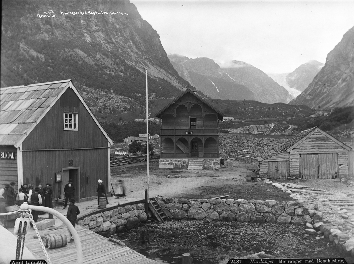 Axel Lindahl, Prot: Mauranger med Bondhusbræ