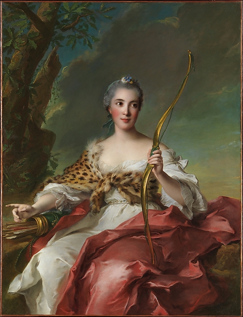 Jean Marc Nattier, Madame Bergeret de Frouville as Diana