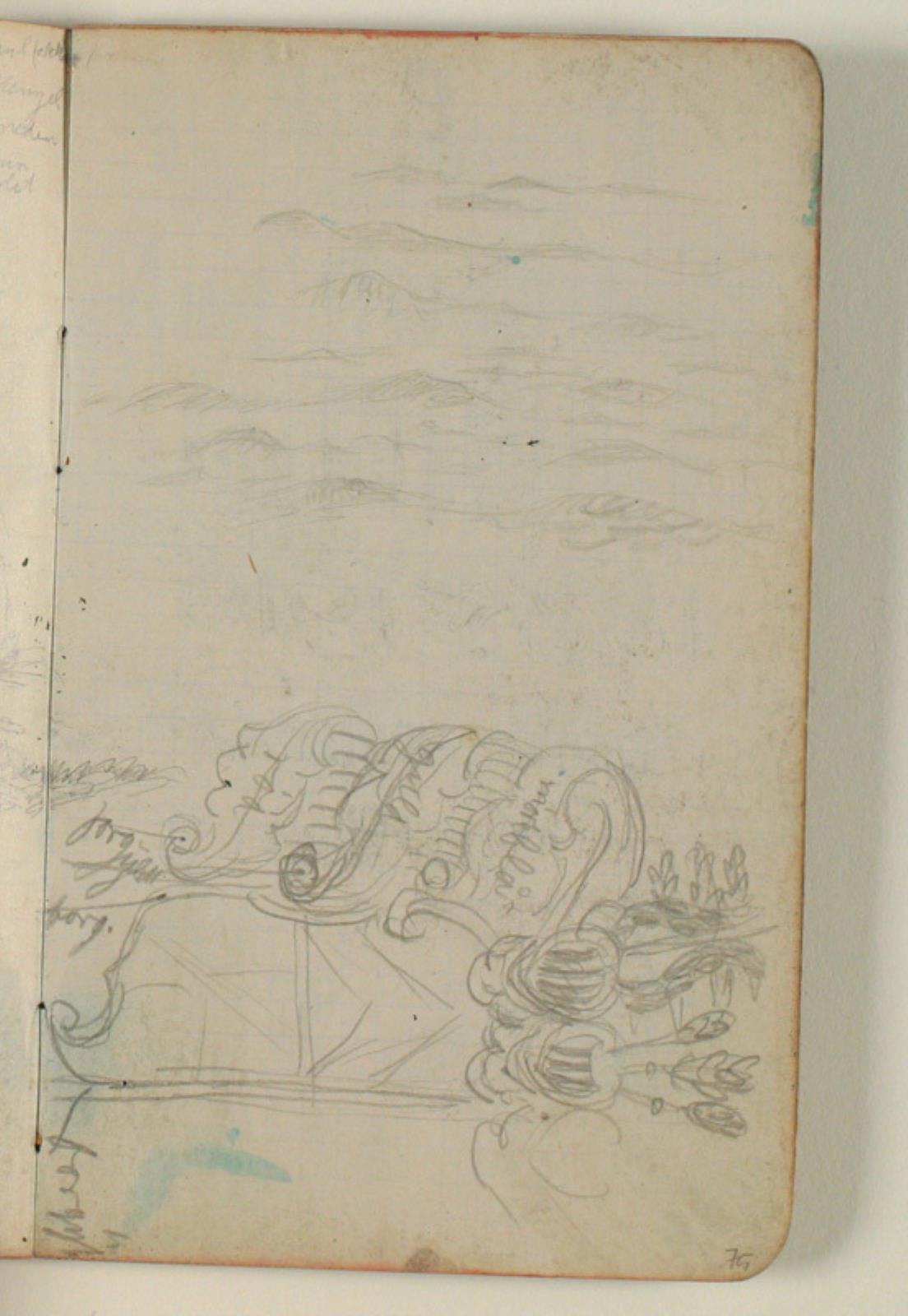 Niels Larsen Stevns, Studie af ornamentik med farveangivelser