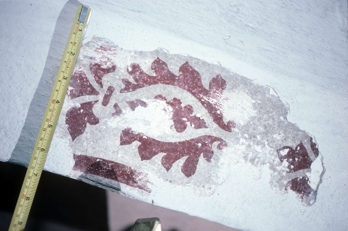 Rune Hammarling, Lime painting in Skuttunge church, Skuttunge parish, Uppland 1988